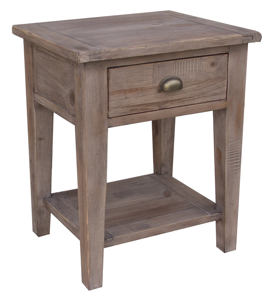 Irish Coast One Drawer Wooden Side Table