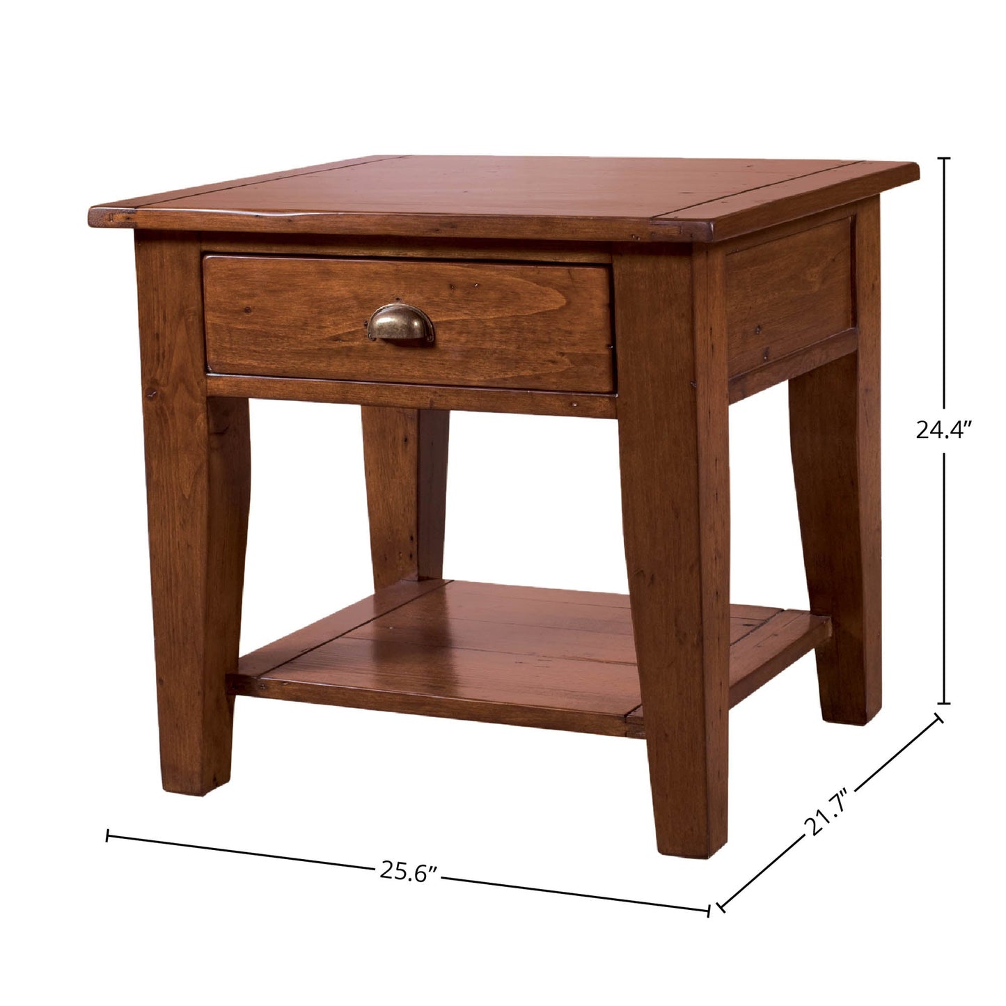 Irish Coast One Drawer Wooden Side Table
