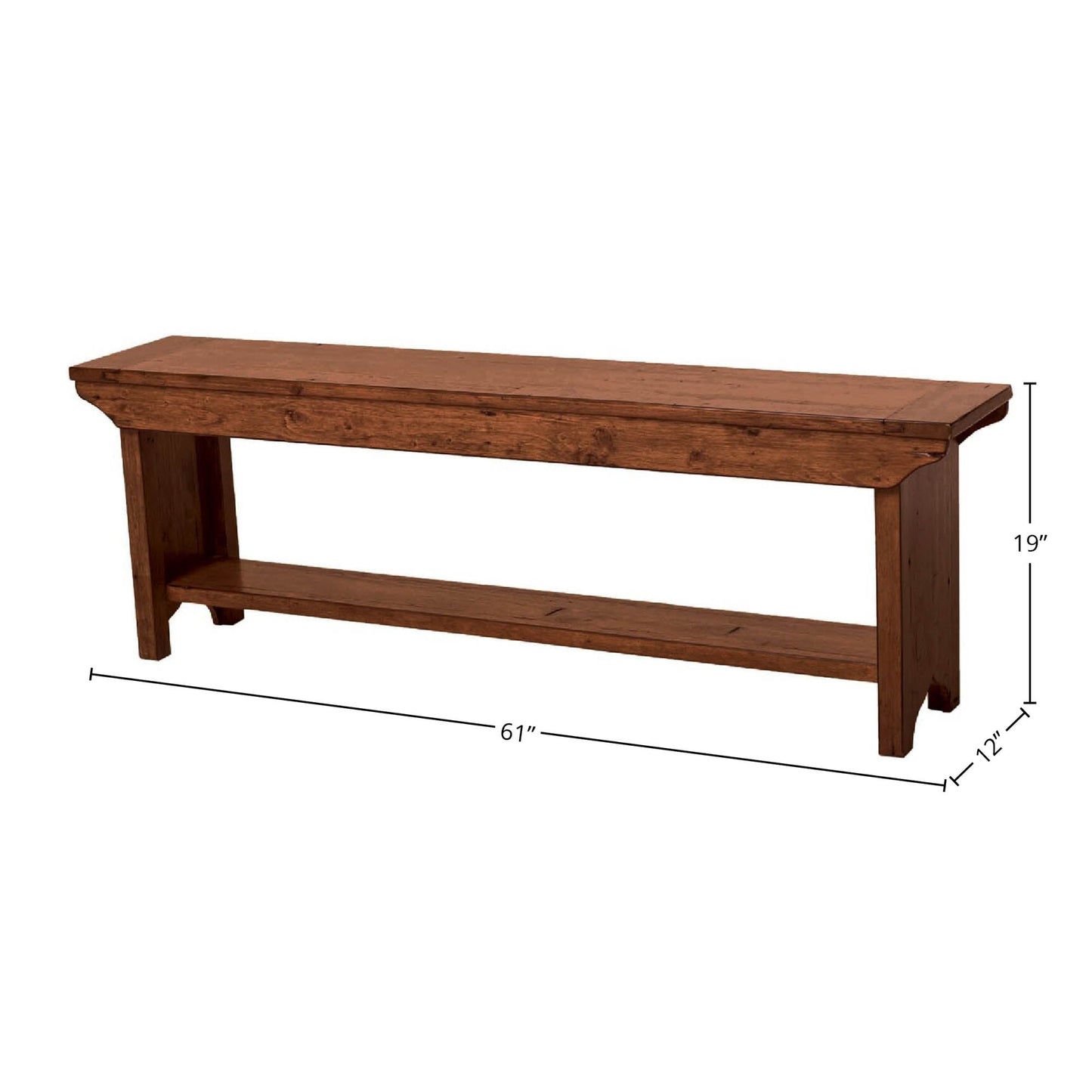 Irish Coast Regular Wooden Dining Bench
