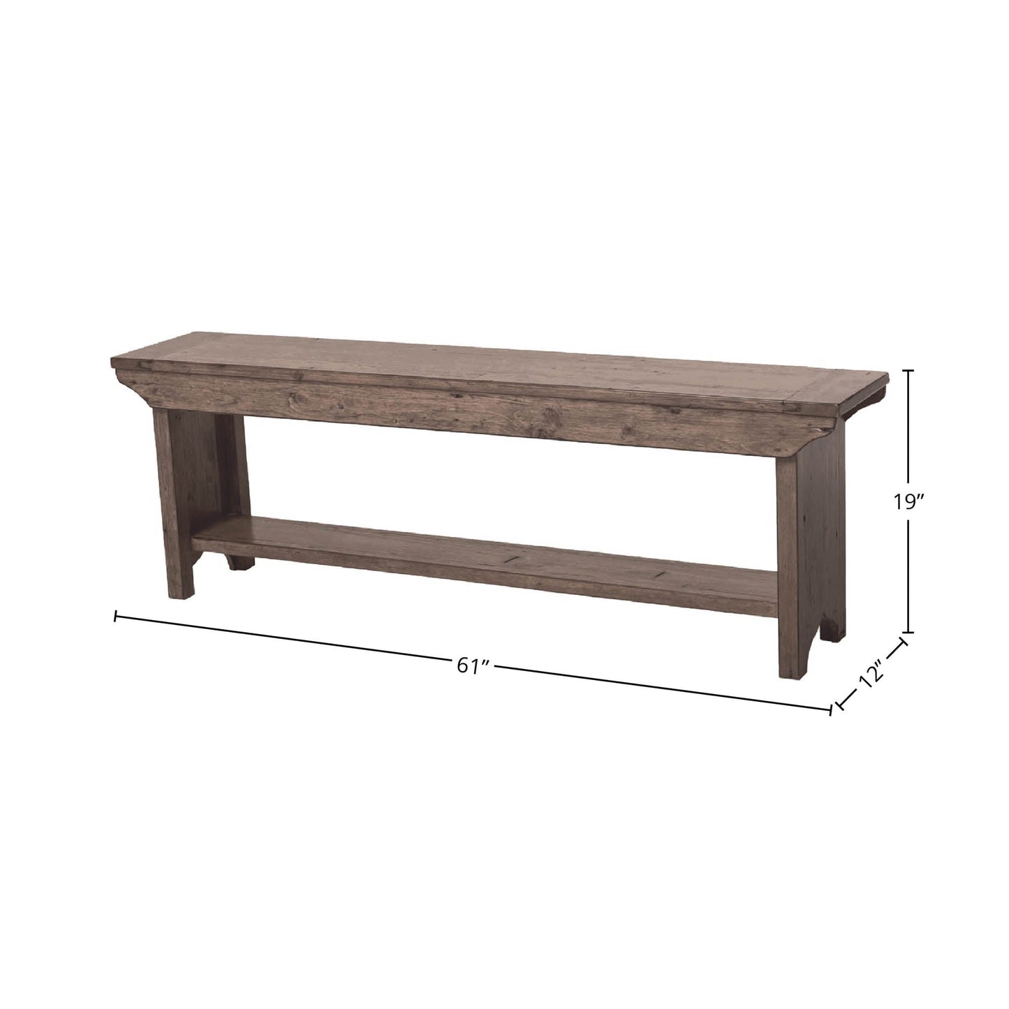 Irish Coast Regular Wooden Dining Bench