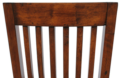 Irish Coast Slat Back Wooden Dining Chair 2PC