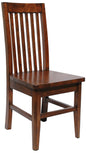 Irish Coast Slat Back Wooden Dining Chair 2PC