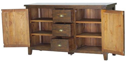 Irish Coast Three Drawers Wood Sideboard