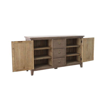 Irish Coast Three Drawers Wood Sideboard