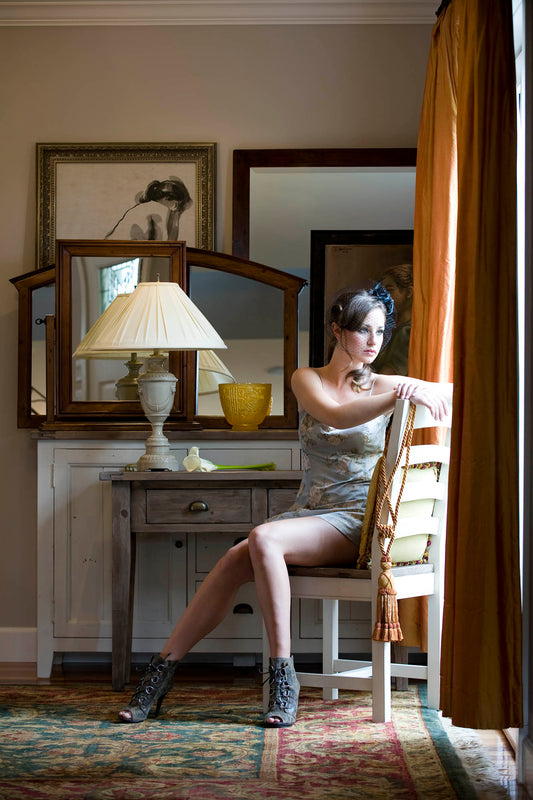 Irish Coast Two Drawers Wood Console Table