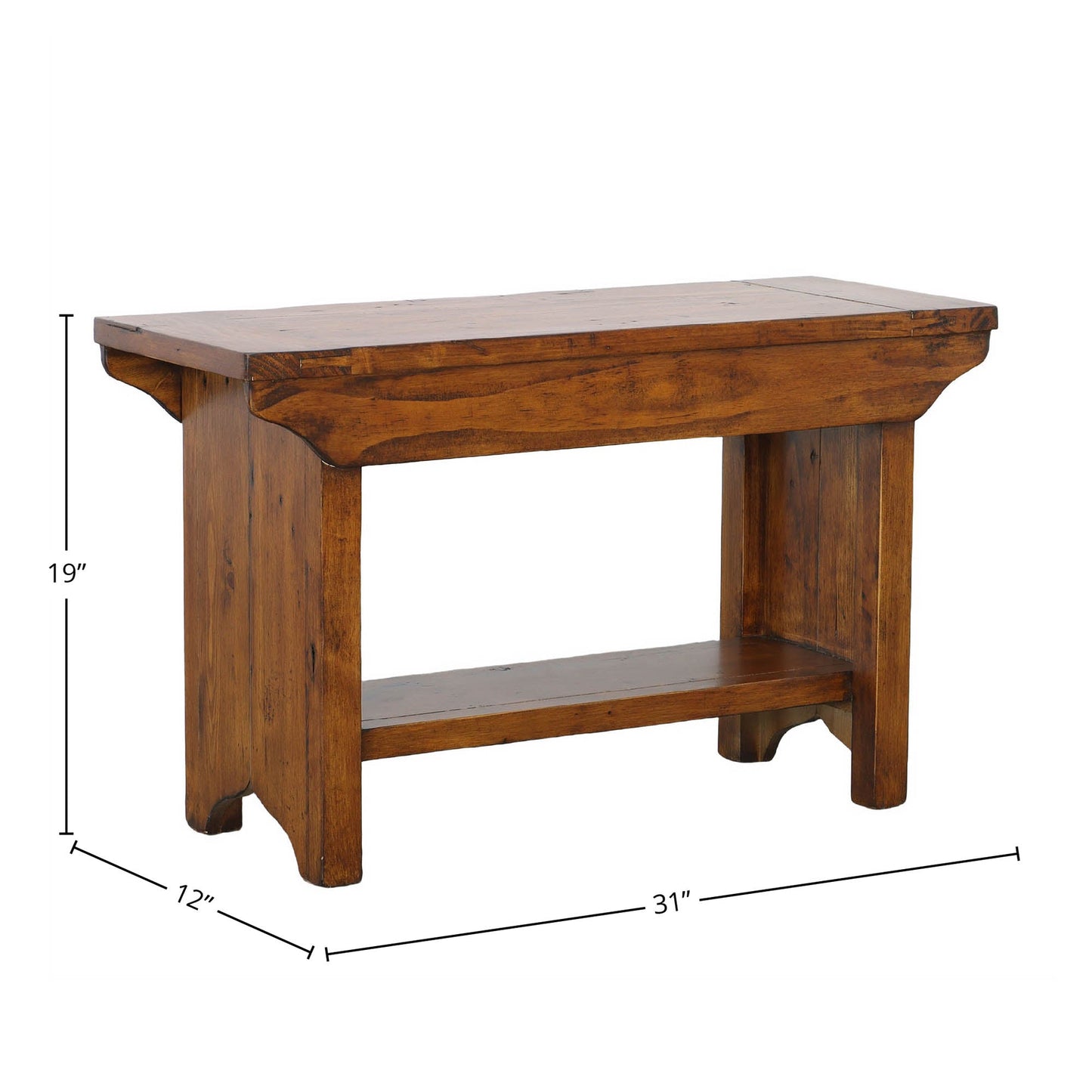 Irish Coast Wooden Dining Bench