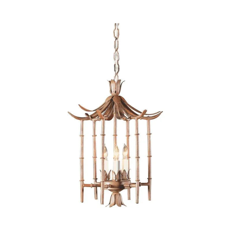 Iron Bamboo Asian - Inspired Lantern - LOOMLAN - Wildwood - Lanterns