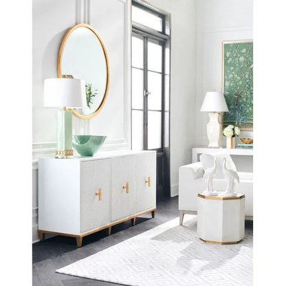 Iron Framed Round Wall Mirror - LOOMLAN - Chelsea House - Wall Mirrors