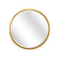 Iron Framed Round Wall Mirror - LOOMLAN - Chelsea House - Wall Mirrors