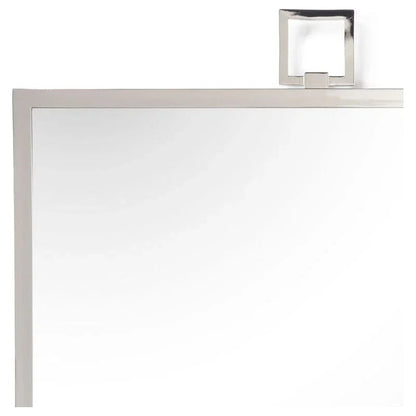 Iron Framed Square Wall Mirror - LOOMLAN - Chelsea House - Wall Mirrors