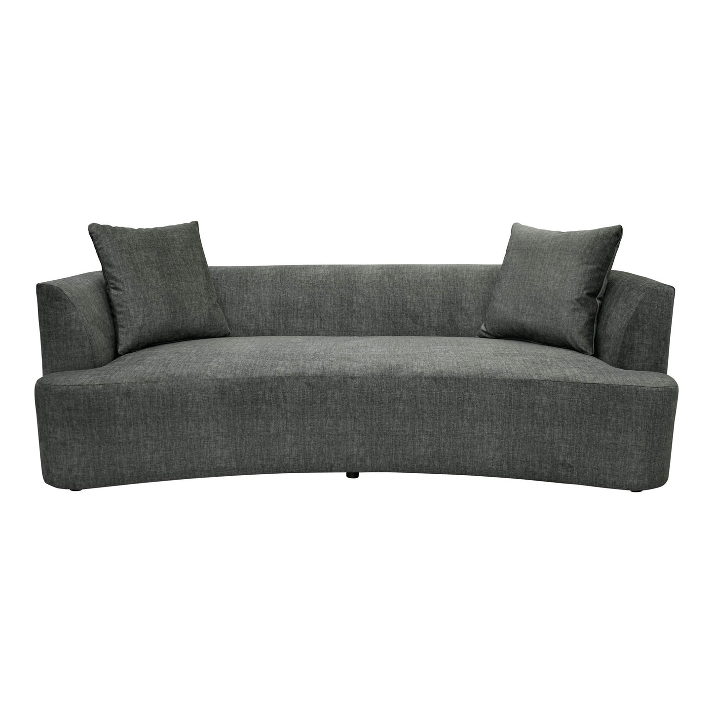Isabella Dark Grey Fabric Modern Sofa