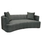 Isabella Dark Grey Fabric Modern Sofa