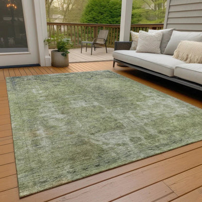 Isadorae Aloe Washable Indoor - Outdoor Rug - LOOMLAN - LOOMLAN Rugs - Outdoor Rugs