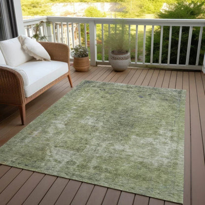 Isadorae Aloe Washable Indoor - Outdoor Rug - LOOMLAN - LOOMLAN Rugs - Outdoor Rugs
