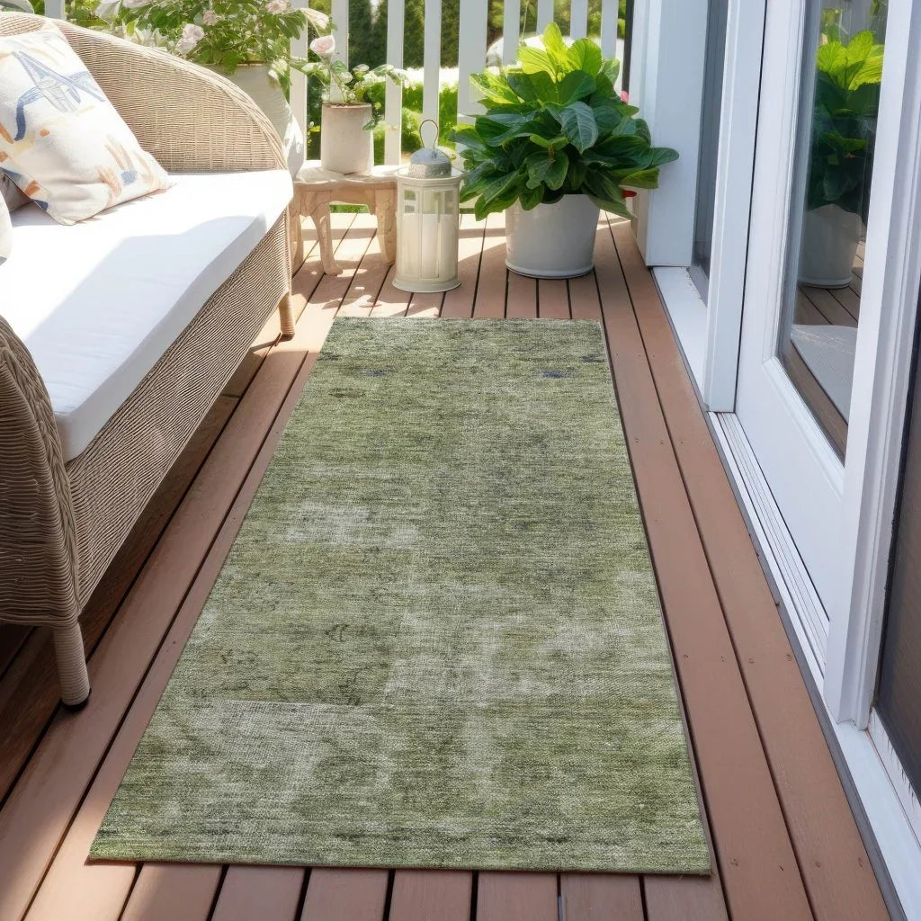 Isadorae Aloe Washable Indoor - Outdoor Rug - LOOMLAN - LOOMLAN Rugs - Outdoor Rugs