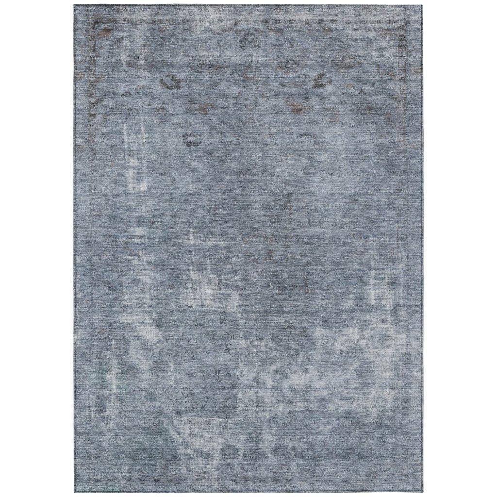 Isadorae Blue Washable Indoor - Outdoor Rug - LOOMLAN - LOOMLAN Rugs - Outdoor Rugs