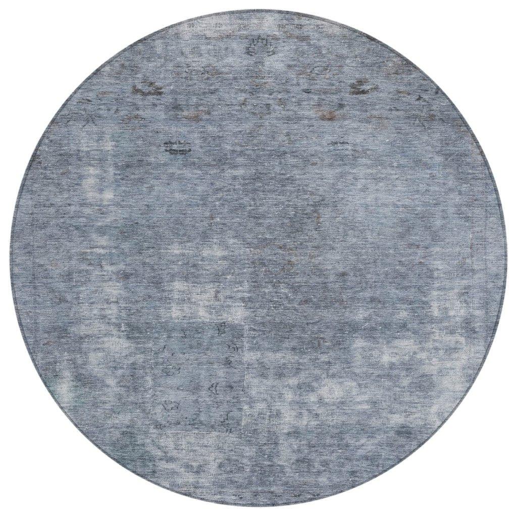 Isadorae Blue Washable Indoor - Outdoor Rug - LOOMLAN - LOOMLAN Rugs - Outdoor Rugs