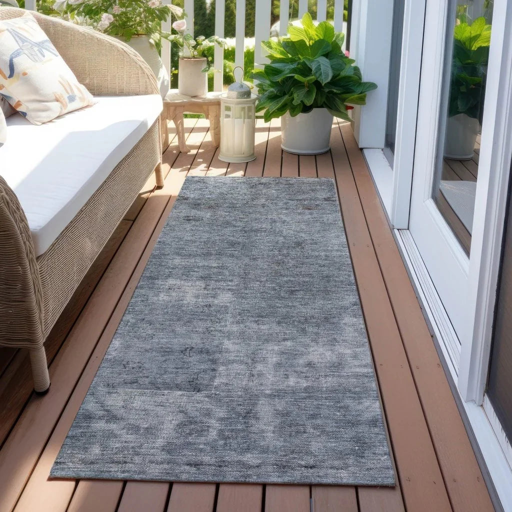 Isadorae Blue Washable Indoor - Outdoor Rug - LOOMLAN - LOOMLAN Rugs - Outdoor Rugs