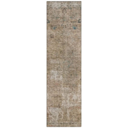 Isadorae Brown Washable Indoor - Outdoor Rug - LOOMLAN - LOOMLAN Rugs - Outdoor Rugs