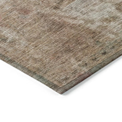 Isadorae Brown Washable Indoor - Outdoor Rug - LOOMLAN - LOOMLAN Rugs - Outdoor Rugs