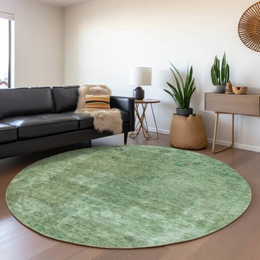 Isadorae Green Washable Indoor - Outdoor Rug - LOOMLAN - LOOMLAN Rugs - Outdoor Rugs