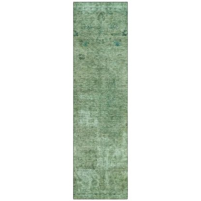 Isadorae Green Washable Indoor - Outdoor Rug - LOOMLAN - LOOMLAN Rugs - Outdoor Rugs