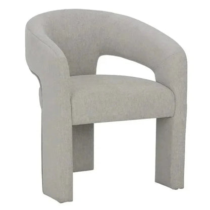 Isidore Fabric Dining Armchair - LOOMLAN - SUNPAN - Dining Chairs