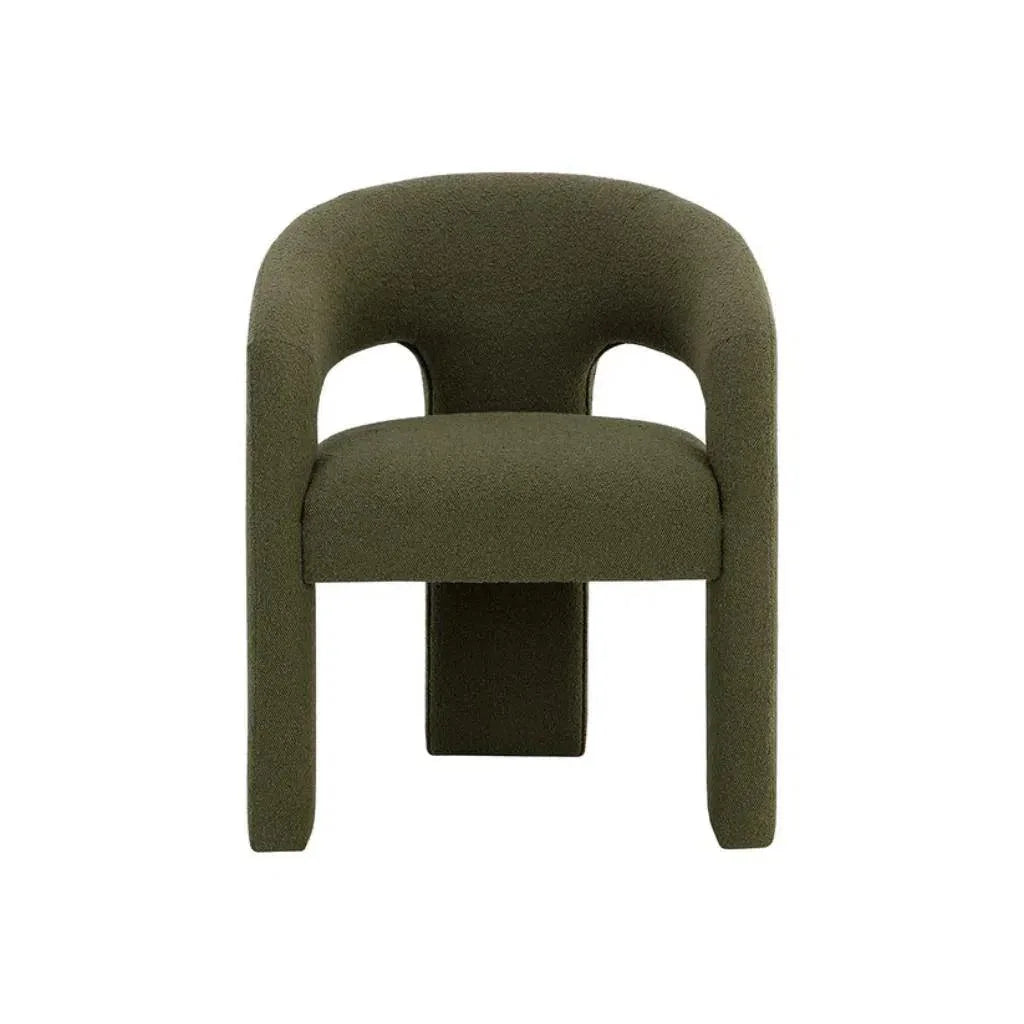 Isidore Fabric Dining Armchair - LOOMLAN - SUNPAN - Dining Chairs