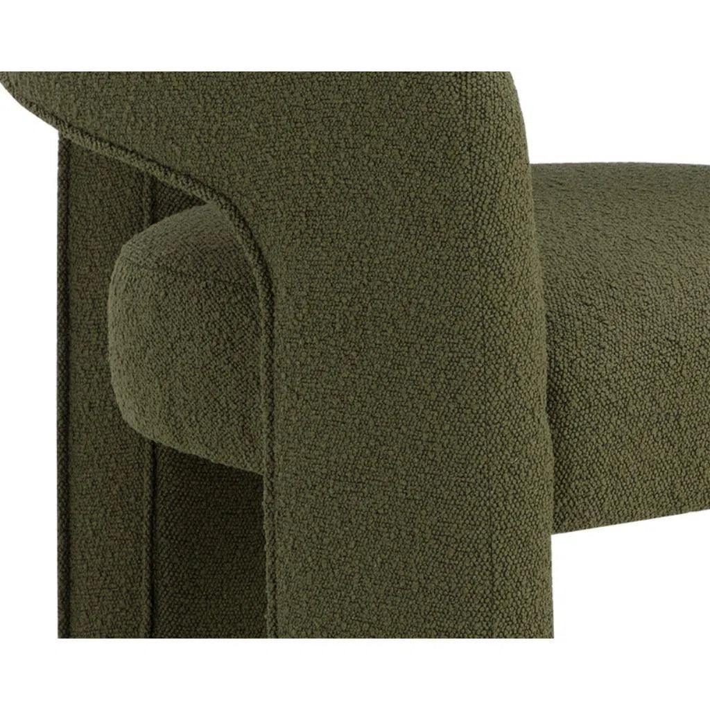 Isidore Fabric Dining Armchair - LOOMLAN - SUNPAN - Dining Chairs