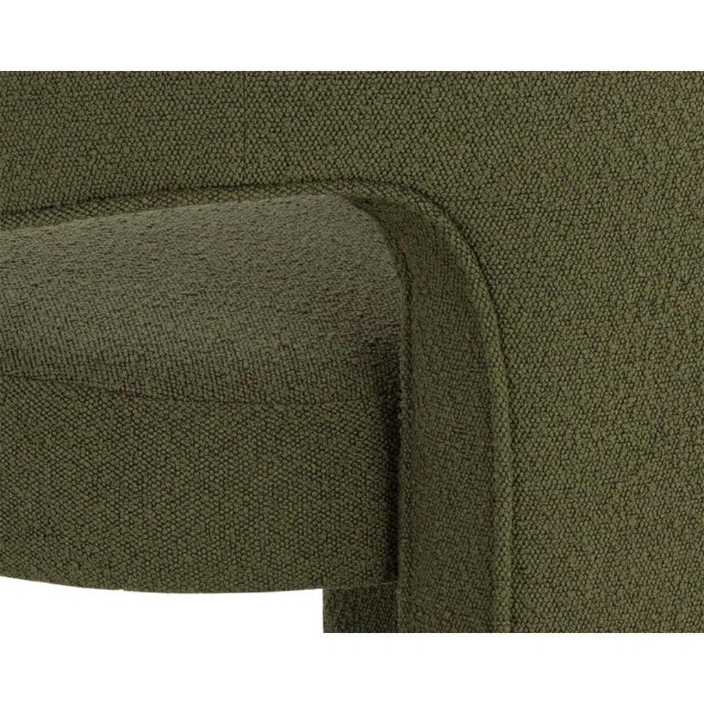 Isidore Fabric Dining Armchair - LOOMLAN - SUNPAN - Dining Chairs