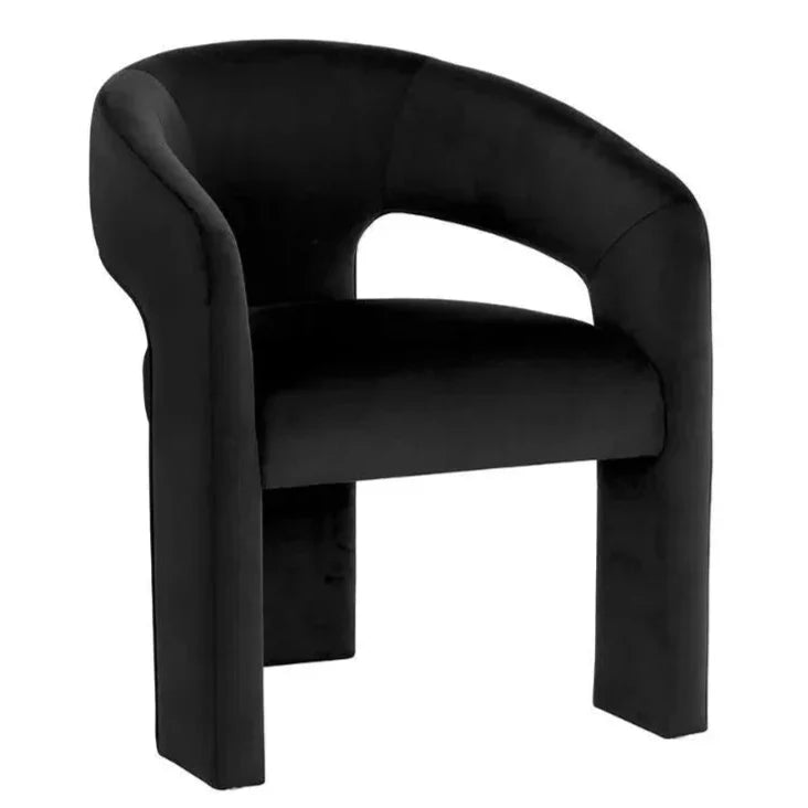 Isidore Fabric Dining Armchair - LOOMLAN - SUNPAN - Dining Chairs