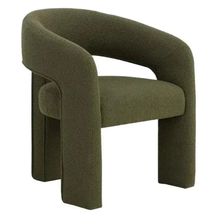 Isidore Fabric Dining Armchair - LOOMLAN - SUNPAN - Dining Chairs