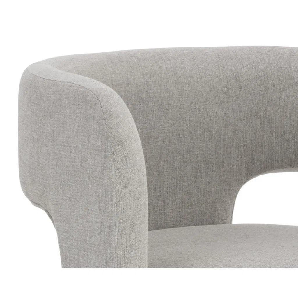 Isidore Fabric Lounge Chair - LOOMLAN - SUNPAN - Accent Chairs