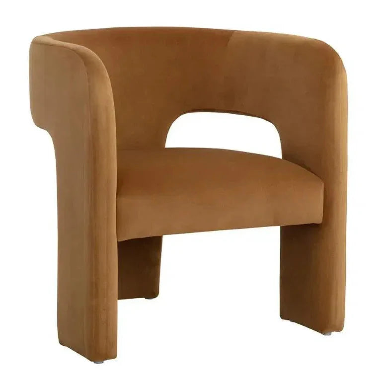 Isidore Fabric Lounge Chair - LOOMLAN - SUNPAN - Accent Chairs