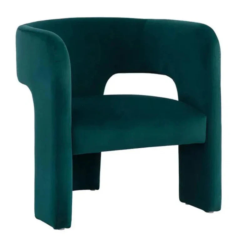 Isidore Fabric Lounge Chair - LOOMLAN - SUNPAN - Accent Chairs