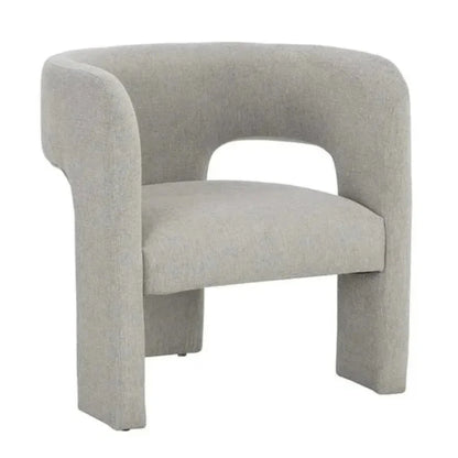 Isidore Fabric Lounge Chair - LOOMLAN - SUNPAN - Accent Chairs