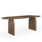 Isla Wooden Oval Dining Table-Dining Tables-Mercana-LOOMLAN