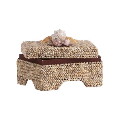 Island Shell Made Rectangular Box - LOOMLAN - Chelsea House - Boxes & Bowls