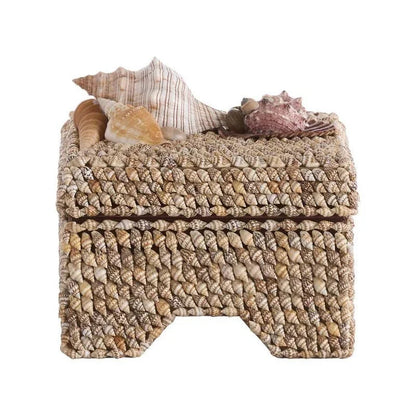 Island Shell Made Rectangular Box - LOOMLAN - Chelsea House - Boxes & Bowls