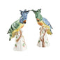 Italian Ceramic Made Hope Parrot Sculpture (Pr) - LOOMLAN - Chelsea House - Statues & Sculptures