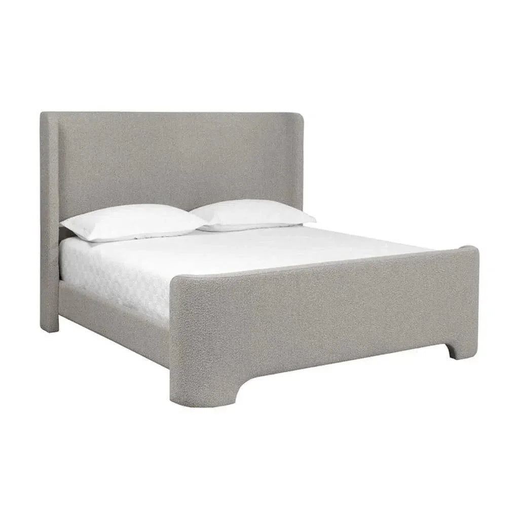 Ives Velvet Performance Fabric Bed Frame - LOOMLAN - SUNPAN - Beds