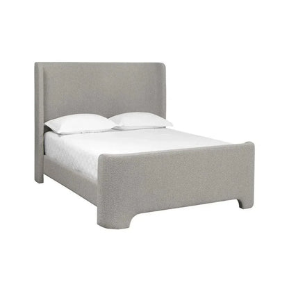 Ives Velvet Performance Fabric Bed Frame - LOOMLAN - SUNPAN - Beds