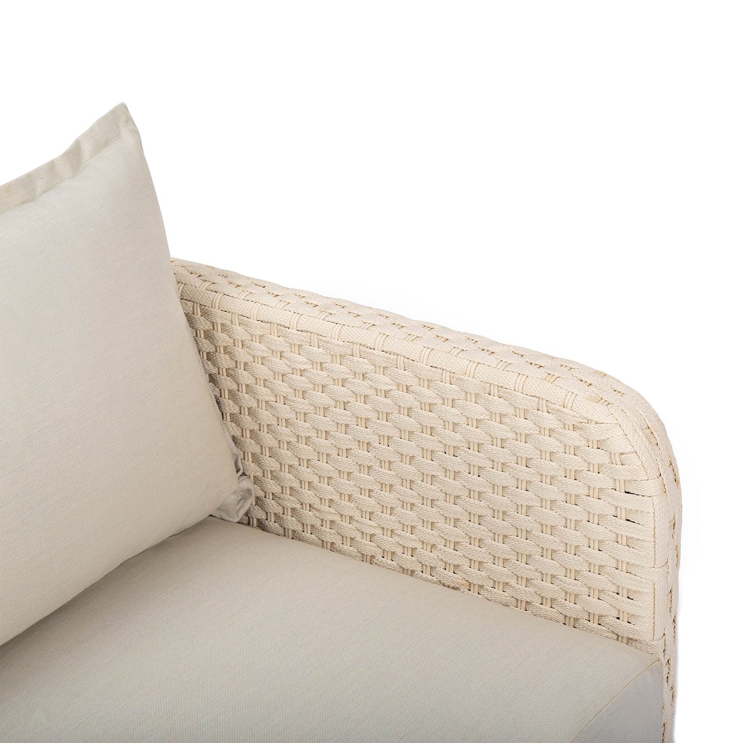 Ivory Coast Fabric Outdoor Club Chair-Outdoor Accent Chairs-LH Imports-LOOMLAN