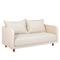 Ivory Coast Fabric Outdoor Loveseat