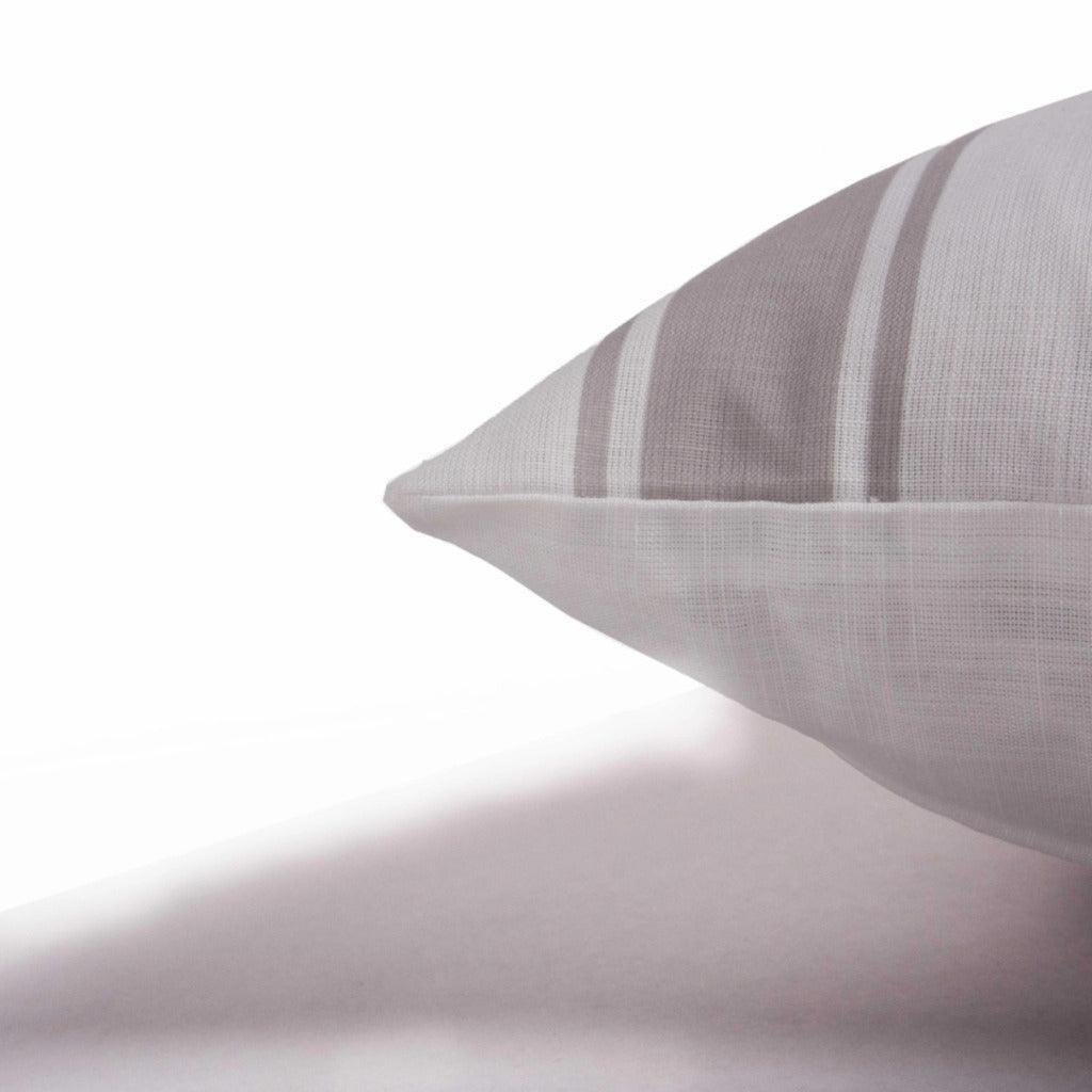 Ivy Striped Outdoor Throw Pillows-Outdoor Pillows-LOOMLAN-LOOMLAN