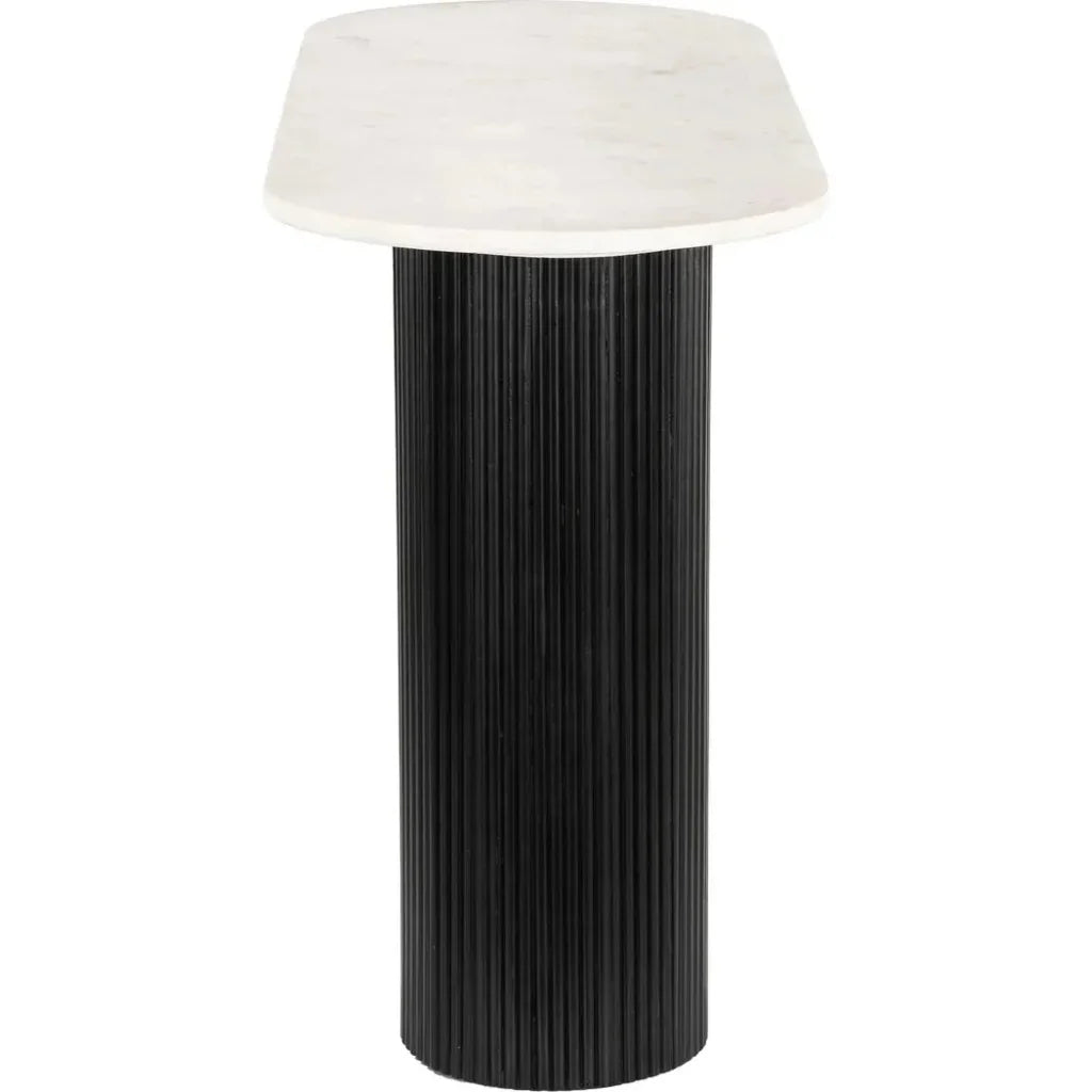 Izola Console Table White & Black - LOOMLAN - Zuo Modern - Console Tables