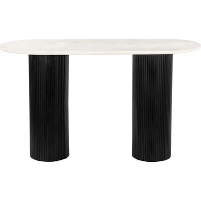 Izola Console Table White & Black - LOOMLAN - Zuo Modern - Console Tables