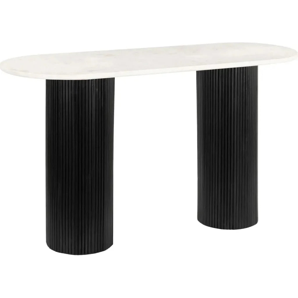 Izola Console Table White & Black - LOOMLAN - Zuo Modern - Console Tables