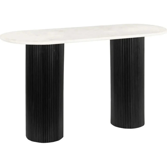 Izola Console Table White & Black - LOOMLAN - Zuo Modern - Console Tables
