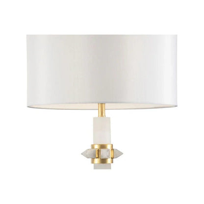 Jackie Alabaster Gold Leaf Design Table Lamp - LOOMLAN - Chelsea House - Table Lamps